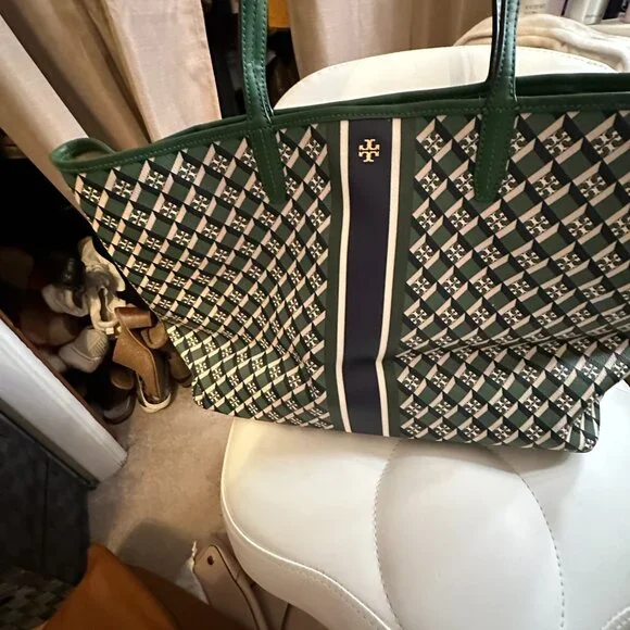 Tory Burch Geo Monogram Large Tote